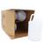 128 oz Natural HDPE Plastic Industrial Round Bottles, 38-400, 4x1, 4G Pack, 130 Gram, Kraft Box, UN Rated
