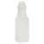32 oz Natural HDPE Plastic Square Tall Juice Bottle, 38mm 38-400, 38 Gram