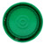 3.5-6.5 Gallon Green HDPE Plastic Life Latch Screwtop Pail Cover, w/ Gasket