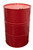 55 Gallon Red Steel Tight Head Drum, Red Cover, Olive Drab Phenolic Lining