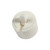 24mm 24-410 White PE Plastic Turret Spout Cap, Combination Seal, 3mm Orifice, PS110 Liner