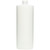 32 oz Natural HDPE Plastic Cylinder Bottle, 28mm 28-410, 52 Gram