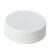 33mm 33-400 White PP Plastic Matte Top, Ribbed Sides Cap with SG75 Plain Liner (Heat Seal For PE)