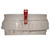 12 Gallon White HDPE Plastic Life Latch New Generation Screw Top Pail, UN Rated