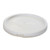4 Gallon White HDPE Plastic Open Head Pail Cover