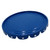 2.5-7 Gallon Chevron Blue Steel Pail Lug Cover, Rust Inhibited, No Fitting, Flow in Gasket