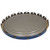 2.5-7 Gallon Chevron Blue Steel Pail Lug Cover, Rust Inhibited, No Fitting, Flow in Gasket