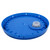 3.5-6 Gallon Chevron Blue HDPE Plastic Pail Tear Tab Cover, Rieke Fitting