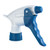 28mm 28-400 Blue/White PP Plastic Valu-Blaster Trigger Sprayer, Valu-Mist, 9 1/4" Dip Tube