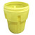 95 Gallon Yellow HDPE Plastic Screw Top Drum w/Cover w/ Gasket, UN Rated