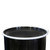 55 Gallon Black  Steel Open Head Drum, Unlined, w/ Black Cover, No Fittings, Bolt Ring, UN Rated