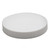 110mm 110-400 White PP Plastic Matte Top, Ribbed Sides Cap, Unlined