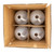128 oz Natural HDPE Plastic Industrial Round Bottle, Anti-Static, 38mm 38-400, 4x1, 120 Gram, Kraft Box