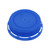 38mm 38-400 Blue HDPE Plastic Single Thread Ring Style Tamper Evident Cap, Unlined