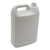 128 oz (1-Gallon) White HDPE, 26% PCR, F-Style Bottle, 140 Gram, 38-400 Tamper Evident, 4x1, Kraft Box