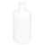 32 oz Natural HDPE Plastic Boston Round Bottle, 38mm Special Neck 38-430, 95 Gram