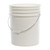 5 Gallon Black HDPE Plastic Open Head Pail w/ CWL