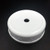 63mm 63-485 Black PP Plastic Straw Hole Cap, Unlined