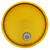3.5-6 Gallon Dark Yellow HDPE Plastic Pail Tear Tab Cover, Rieke Spout