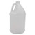128 oz Natural HDPE Plastic Industrial Round Bottle, 38mm 38-400, 100 Gram