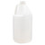 64 oz Natural HDPE Industrial Round Bottle, 38mm 38-400, 65 Gram, 90 Count Bagged