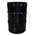 55 Gallon Black Steel Open Head Drum, Unlined, White Cover, 2" x 3/4" Fitting, Sponge Round Gasket