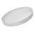 1 Gallon White HDPE Plastic Tear Tab Pail Cover
