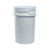 100 lb. Blue/White HDPE Plastic Open Head Pail, UN Rated