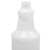 32 oz Natural HDPE Plastic Decanter Bottle, 28mm 28-410, Unflamed