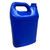 128 oz Blue HDPE Plastic Trimline F-Style Bottle, 38mm Rexam, 150 Gram, Flame Treated