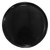 2.5 - 7 Gallon Black Steel Ring Seal Pail Cover, 24 Gauge, Rust Inhibited Lining, No Fittings, w/ Neoprene Gasket, UN Rated