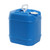 4 Gallon Blue HDPE Plastic Tight Head Pail, 70 mm Screw Cap, 76TE, UN Rated
