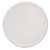 51 - 85 oz White HDPE Plastic Round Dairy Tub Lid Covers
