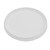 1 Gallon White HDPE Plastic Round Snap On Cover