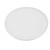 1 Gallon White HDPE Plastic Round Snap On Cover