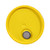 3.5 -6 Gallon Yellow HDPE Plastic Pail Cover, Rieke Spout