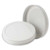 89mm White Metal Screw Cap w/ Plastisol Liner