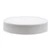 53mm, 53-400 White Ribbed, Matte Top, PP Plastic Screw Cap, FSM-1 Pulp, .020 Plain Liner, Heat Seal PE