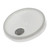 3.5-6 Gallon Natural HDPE Plastic Tear Tab Pail Cover w/ Rieke Spout