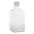 1 liter Clear PETG Square Graduated Bottle, 38mm 38-430, 187 Gram