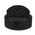 53mm, 53-485 Black PP Plastic Dual Dispensing Flip Sift Top Cap, 3 Hole, .300" Orifice Pour, w/ PS113 Liner
