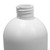 16 oz White HDPE Plastic Bullet Round Bottle, 24mm 24-410, Unflamed