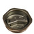 2" Metal Vise Grip Plug, S-250 Trivalent Plated, White Buna Gasket, Resco 908 LH LT Coating, 1,000/Case