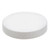 70mm, 70-400 White PP Plastic Cap w/ PS22 Liner