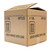 128 oz Blue/White HDPE Plastic Industrial Round Bottle, 38mm 38-400, 120 Gram, 4 x 1, Kraft Box