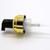 43 mm Gold Skirt, Black Finger Tip, PP Plastic Foamer Pump, Anodized Gold, No Cap