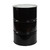 55 Gallon Black Steel Tight Head Drum, Buff Epoxy Phenolic Lining, White Cover, 2" and 3/4" Tri-Sure®, Poly Irradiated Gasket, UN Rated