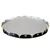 3 Gallon Black Steel Open Head Pail, Single Bead, Rust Inhibited, w/ Black Lug Cover, Flow in Gasket