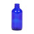 4 oz Blue Glass Boston Round Bottle, 24mm 24-400