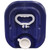 20 Liter Dark Blue HDPE Plastic Square Tight Head Pail, 70 mm, 6 TPI, UN Rated